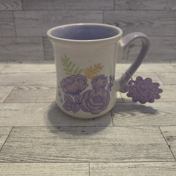 Seeds & Sunshine Floral Spring Summer Ceramic Coffee Tea Mug Drinkware Gift - Picture 1 of 7